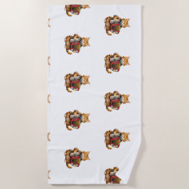 Toalla De Playa Der Akkordeon-Meister