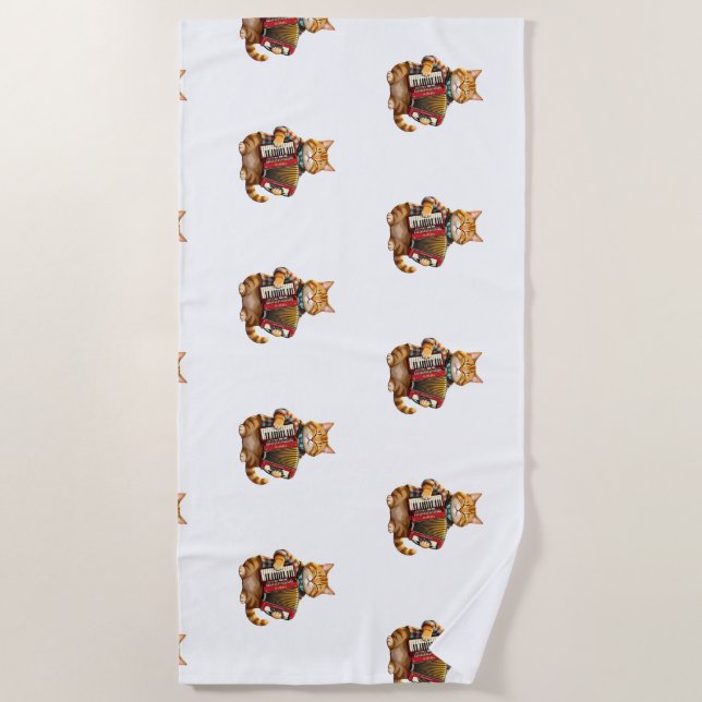 Toalla De Playa Der Akkordeon-Meister (Anverso)