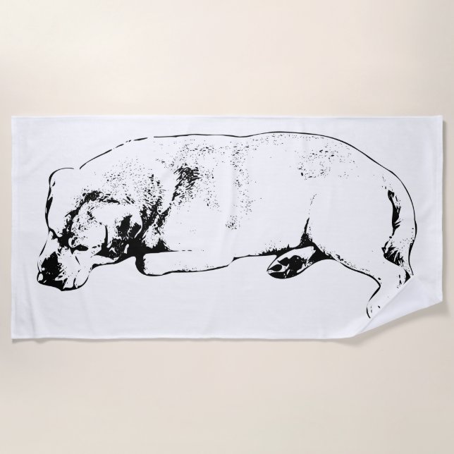 Toalla De Playa Deriva, no se apresuren (Anverso)