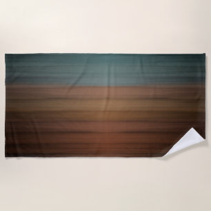 Toalla De Playa Desierto Pintado del Sudoeste Falso Madera
