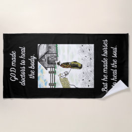 Toalla De Playa Después de una equitación