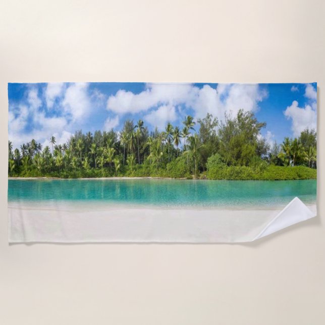 Toalla De Playa Destino de vacaciones (Anverso)