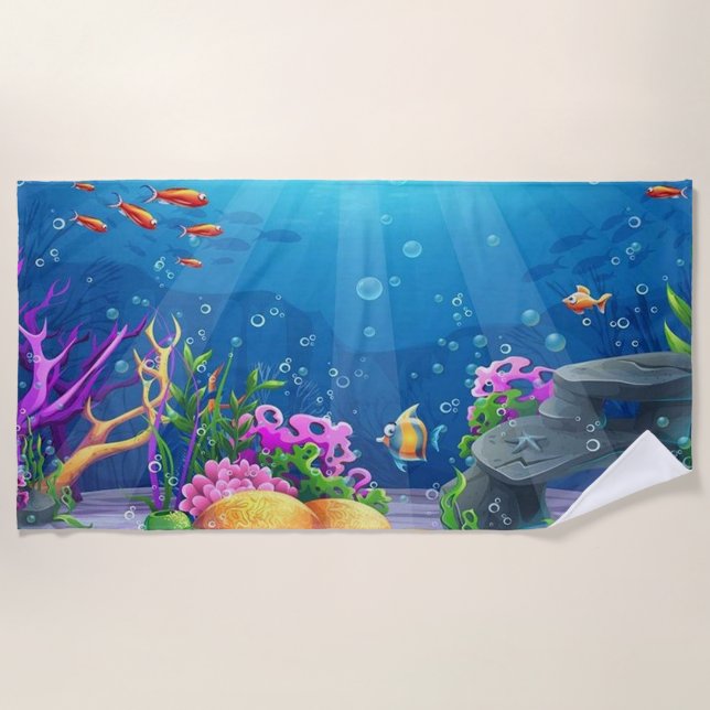 Toalla De Playa Destino de vacaciones (Anverso)