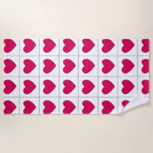 Día de San Valentín de verano de los corazones ros