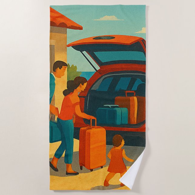 Toalla De Playa día festivo es (Anverso)