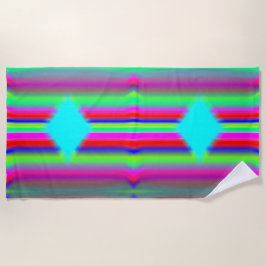 Toalla De Playa Diamante azul