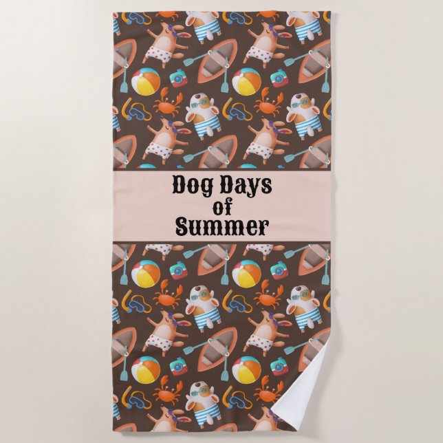 Toalla De Playa Días de Perros del Verano (Anverso)