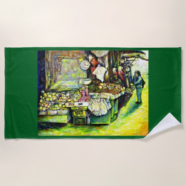 Toalla De Playa Dijo que involucrara toda la idea (Anverso)