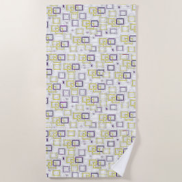 Toalla De Playa Dimensiones de interbloqueo