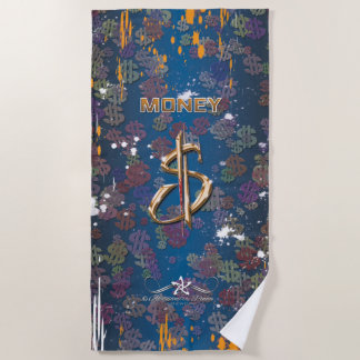 TOALLA DE PLAYA DINERO