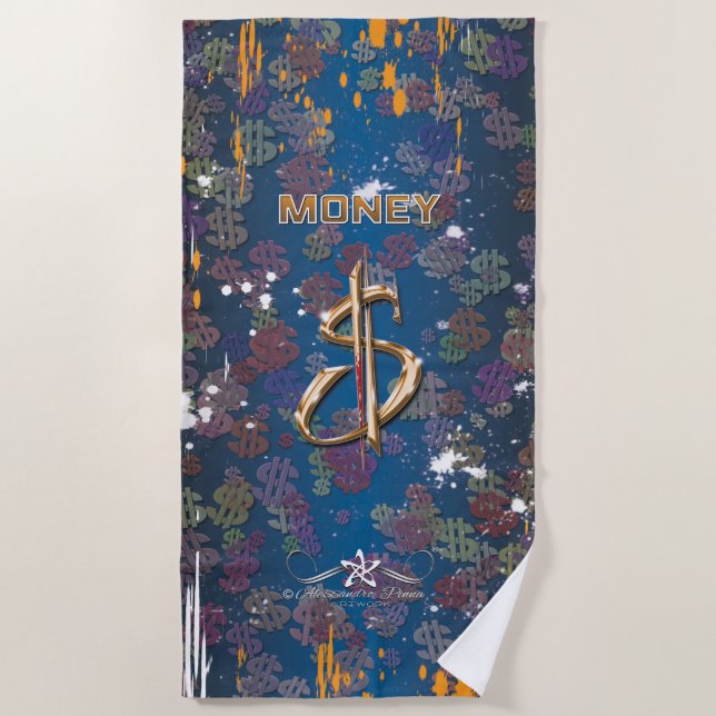 TOALLA DE PLAYA DINERO (Anverso)