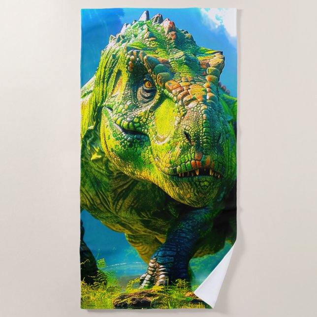 Toalla De Playa Dinosaurio (Anverso)