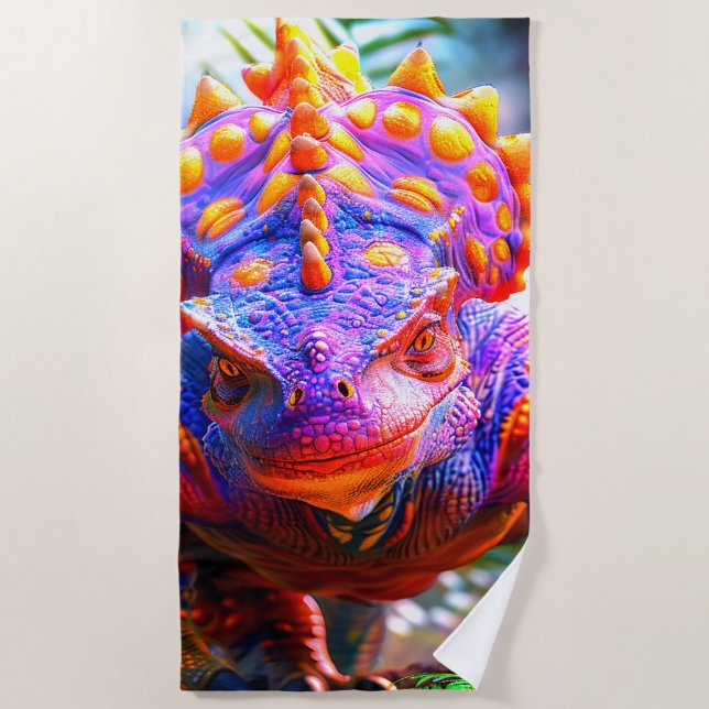 Toalla De Playa Dinosaurio (Anverso)