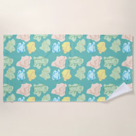 TOALLA DE PLAYA DINOSAURIO