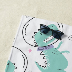 Toalla De Playa Dinosaurios Espaciales, Dinosaurios Cutos, Buques