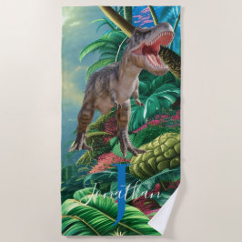Toalla De Playa Dinosaurios T Rex Kids Jurassic World