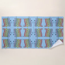 Toalla De Playa Dios amó al mundo