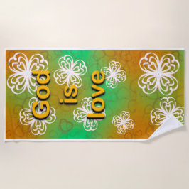 Toalla De Playa Dios es amor