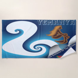Toalla De Playa Diosa Yemanya Del Océano