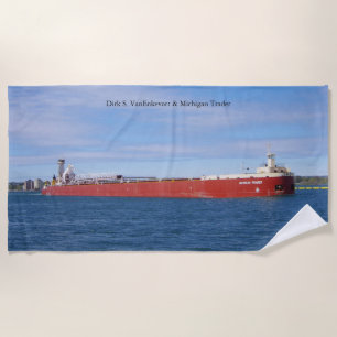 Toalla de playa Dirk S. VanEnkevort & Michigan Tra