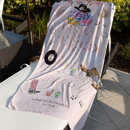 Toalla De Playa Disco Cowgirl Nashville Pink Rodeo | Bachelorette 