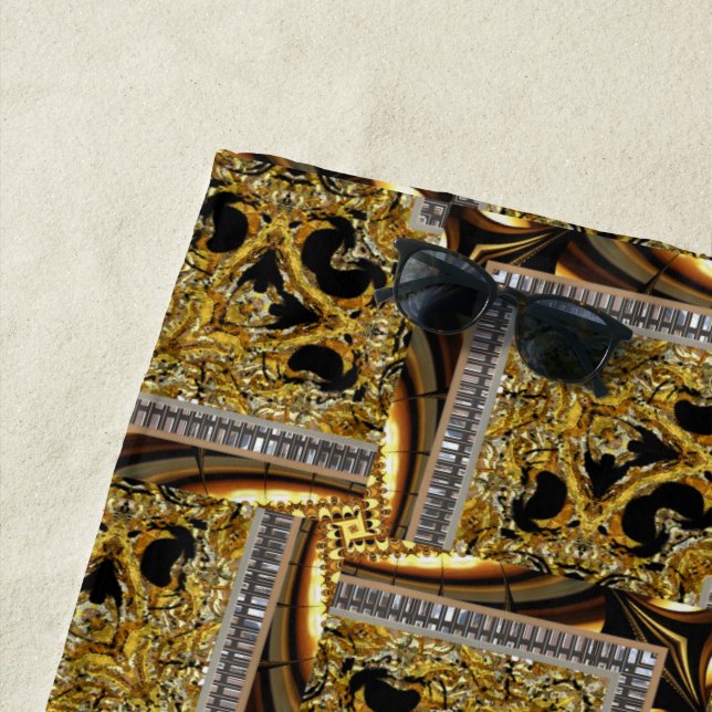 Toalla De Playa Diseñador elegante de Valley Rox (In situ)