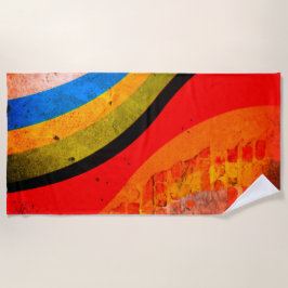 Toalla De Playa Diseño a rayas