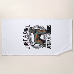 Toalla De Playa Diseño de camiseta de madre de perro vintage amant