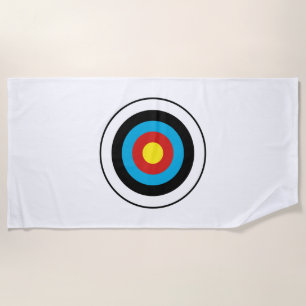 Toalla De Playa Diseño de destino Bullseye
