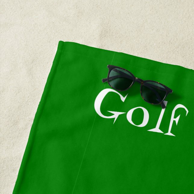 Toalla De Playa Diseño de Golf (In situ)