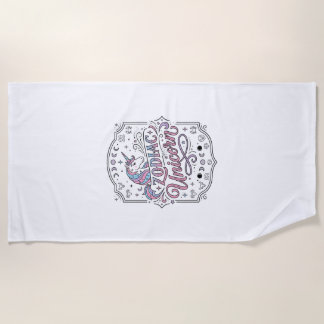 Toalla De Playa Diseño de regalo Unicornio Zodiaco Unicornio Jugue