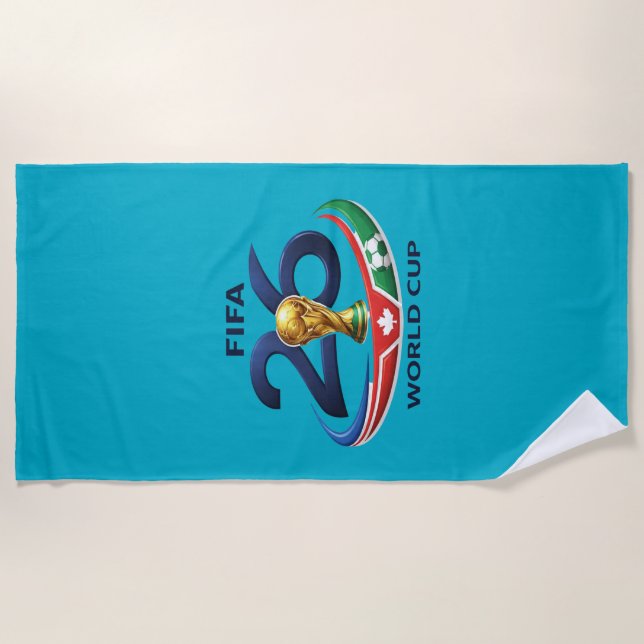 Toalla de playa — Diseño de verano tropical 2026 (Anverso)