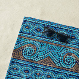 Toalla De Playa Diseño Mosaico