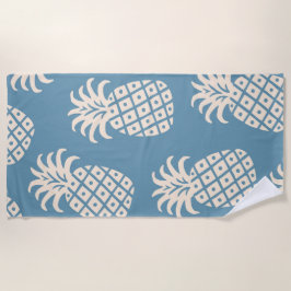 Toalla De Playa Diseño tropical de piña torcida