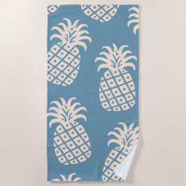 Toalla De Playa Diseño tropical de piña torcida
