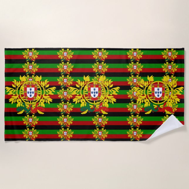 Toalla De Playa Diseños de Portugal (Anverso)