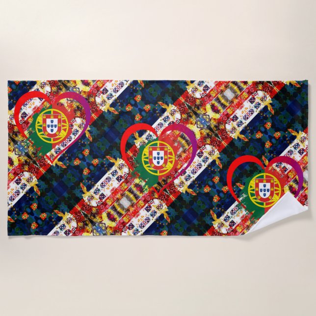 Toalla De Playa Diseños de Portugal (Anverso)