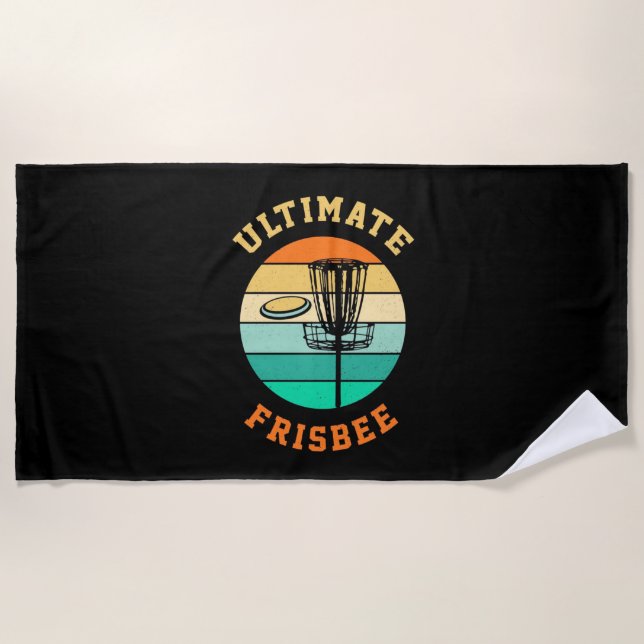 Toalla De Playa Disk Golf Ultimate Frisbee (Anverso)