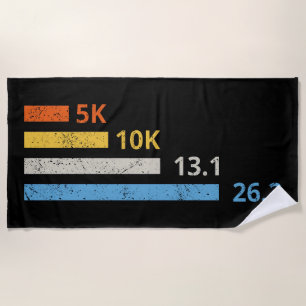 Toalla De Playa Distancias de funcionamiento I - 5K 10K 13.1 26.2
