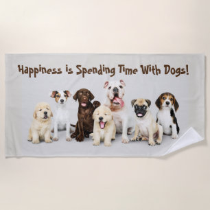 Toalla De Playa Dogs Lovers