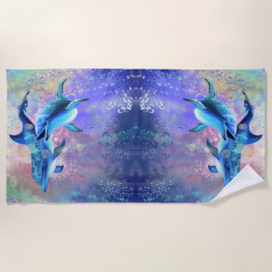 Toalla de playa Dolphin Couple