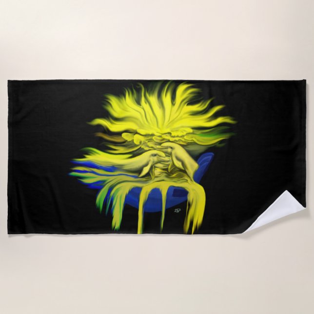 Toalla De Playa Dolphin Love (Anverso)