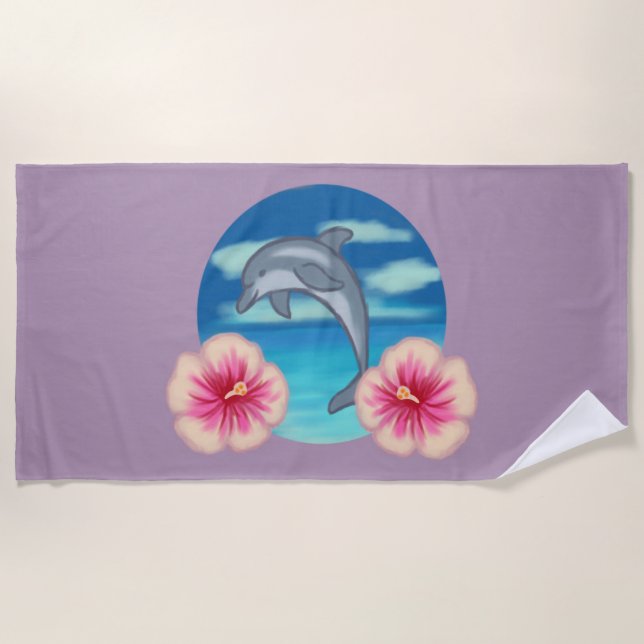 Toalla De Playa Dolphin Paradise (Anverso)