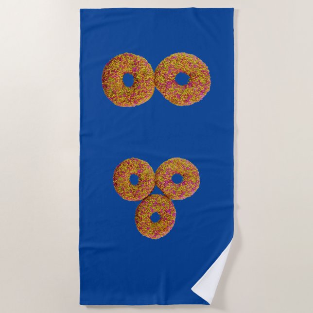 Toalla De Playa Donas bikini (Anverso)