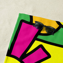 Toalla De Playa Doodle festivo Art. 42