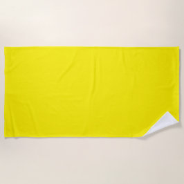 Toalla De Playa Dorado Pálido, Pera, Amarillo Arenoso,