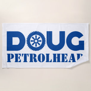 Toalla De Playa Doug Petrol Head