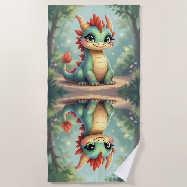 Toalla De Playa Dragon World – The Realm of Fire and Magic´5 (Anverso)