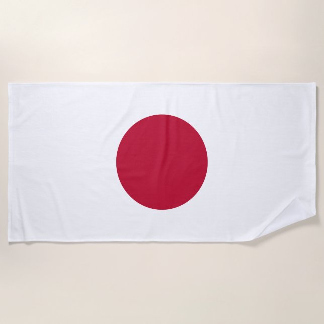Toalla De Playa Drapeau Japon (Anverso)