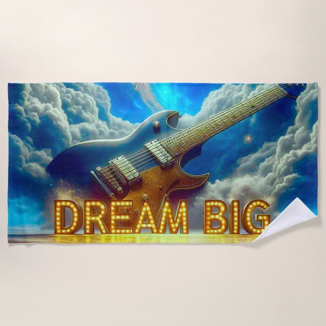 Toalla De Playa Dream Big (Anverso)